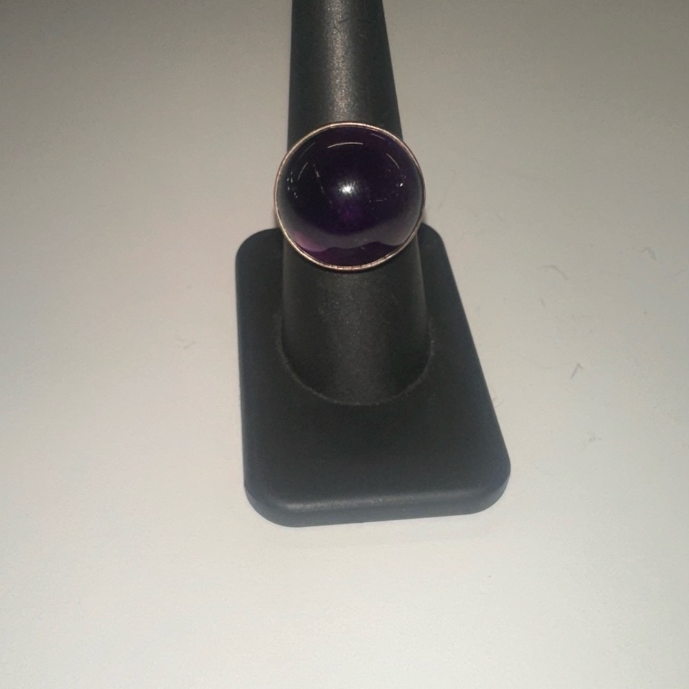 Amethyst Sterling ring